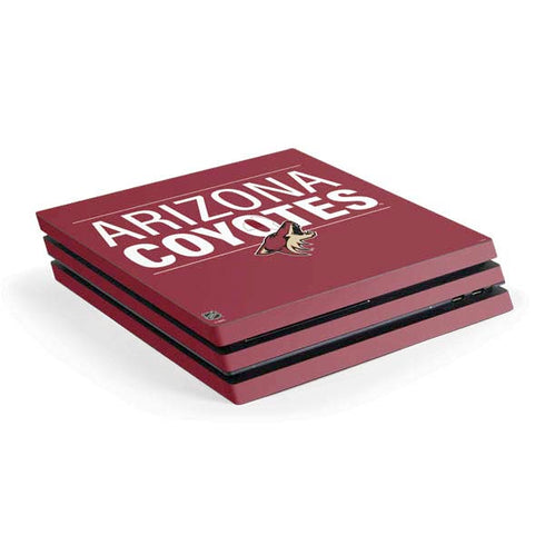 NHL Arizona Coyotes Lineup PS4 Pro Console Skin